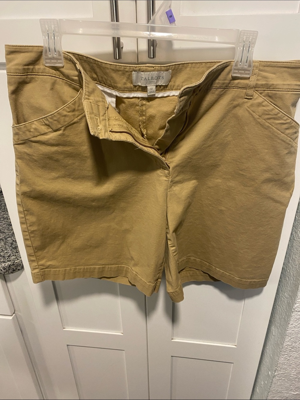 Talbots Classic Tan Bermuda Shorts